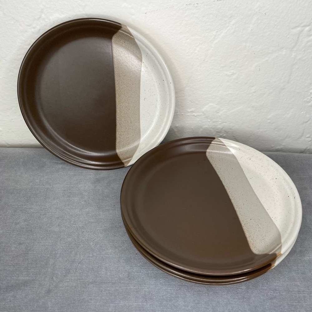 Vintage Mikasa Studio Kiln Plates Set of 4 Ben Seibel 1970s/1980s
